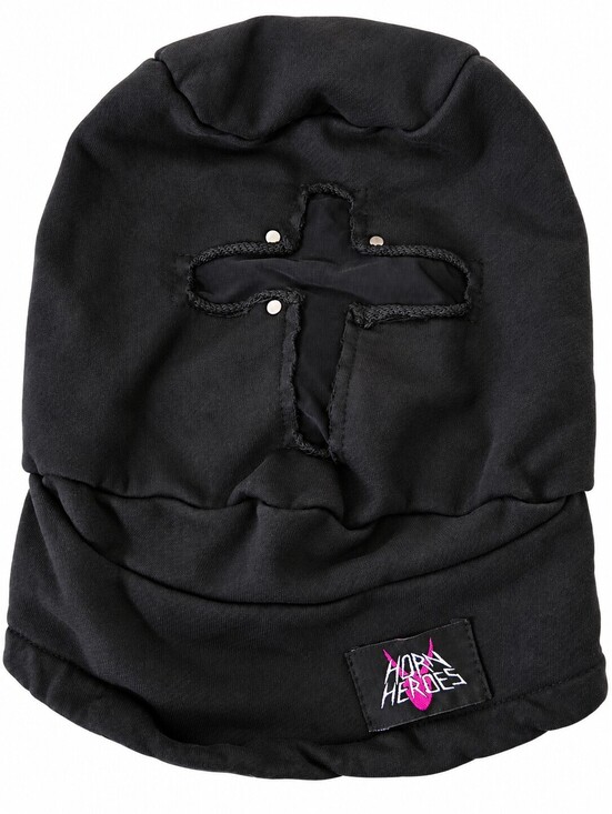Other - Horn Heroes Black Hood with Cross Cutout